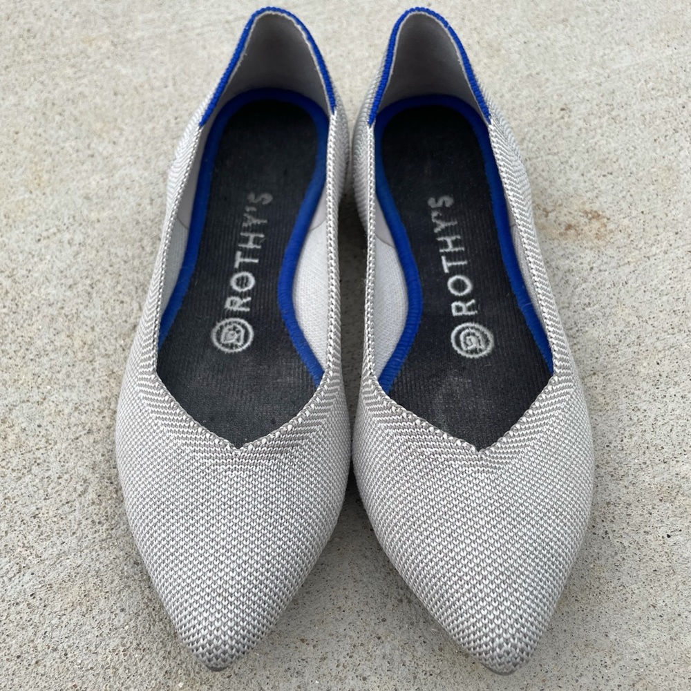 Rothy’s The Point in Flax Birdseye Retired Color